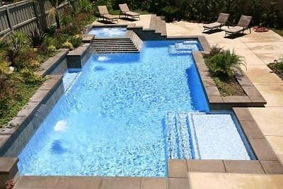 On location at Crystal Clear Pool Service, a Swimming Pool and Hot Tub Installation in Fresno, CA